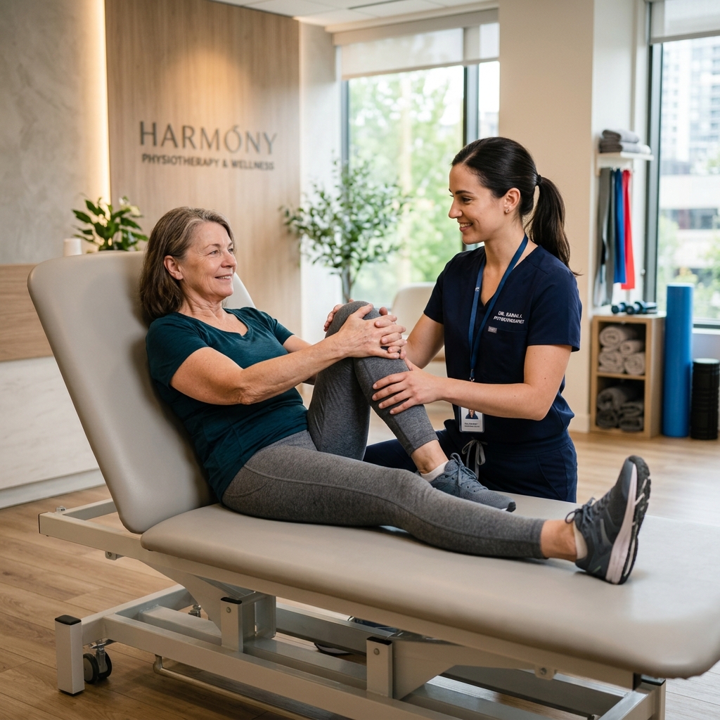 Physiotherapy session
